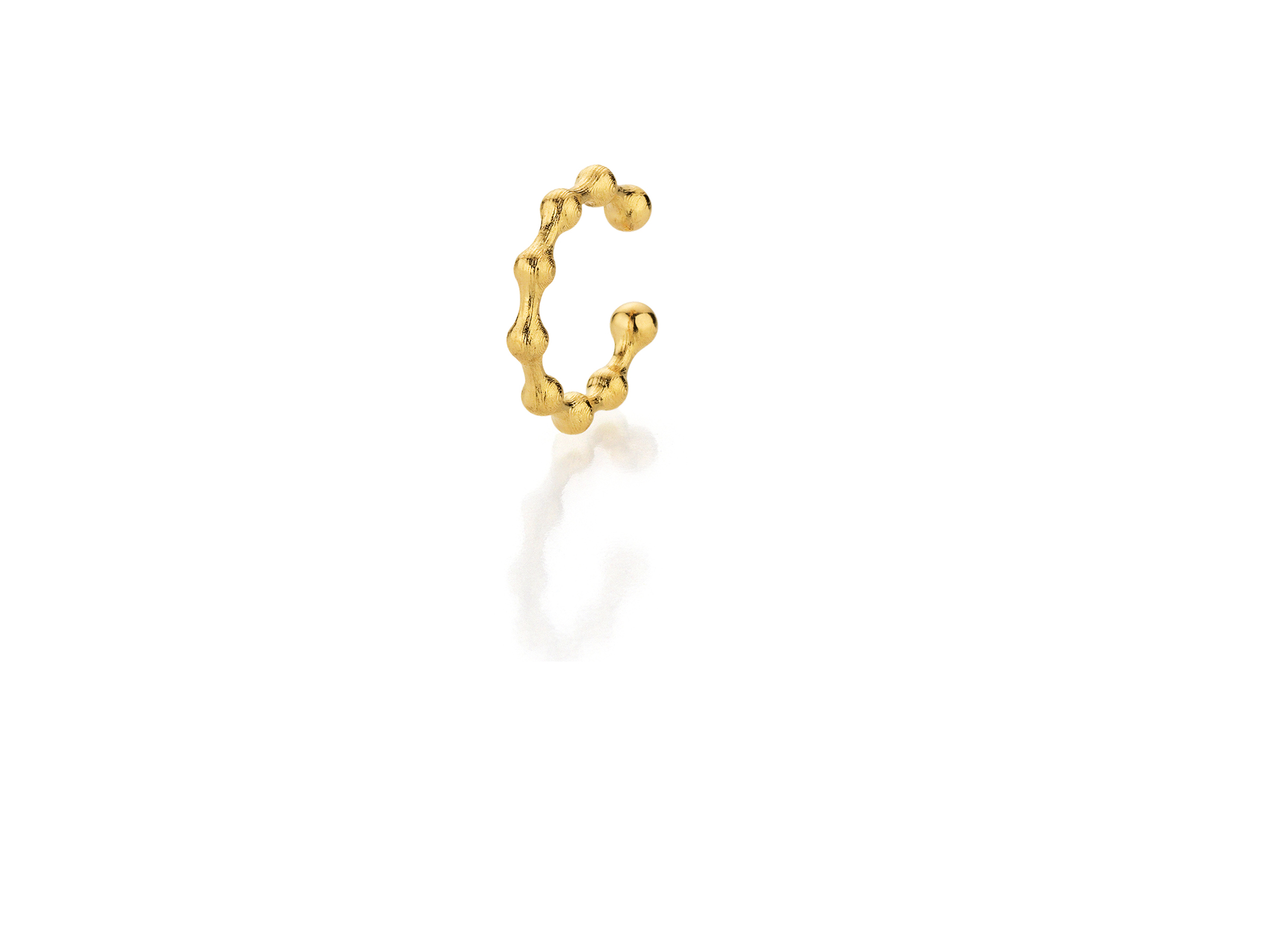 Flooow Ear Cuff in Gelbgold von Jörg Heinz