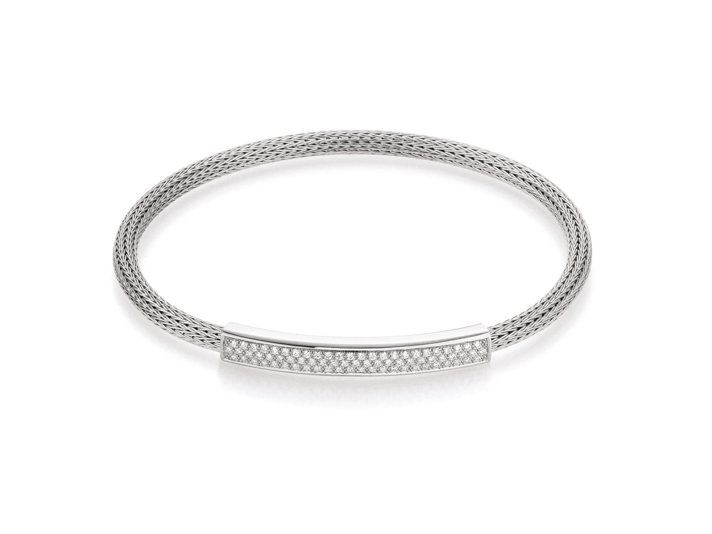 Infinity-Flex Armband von Jörg Heinz in Weißgold
