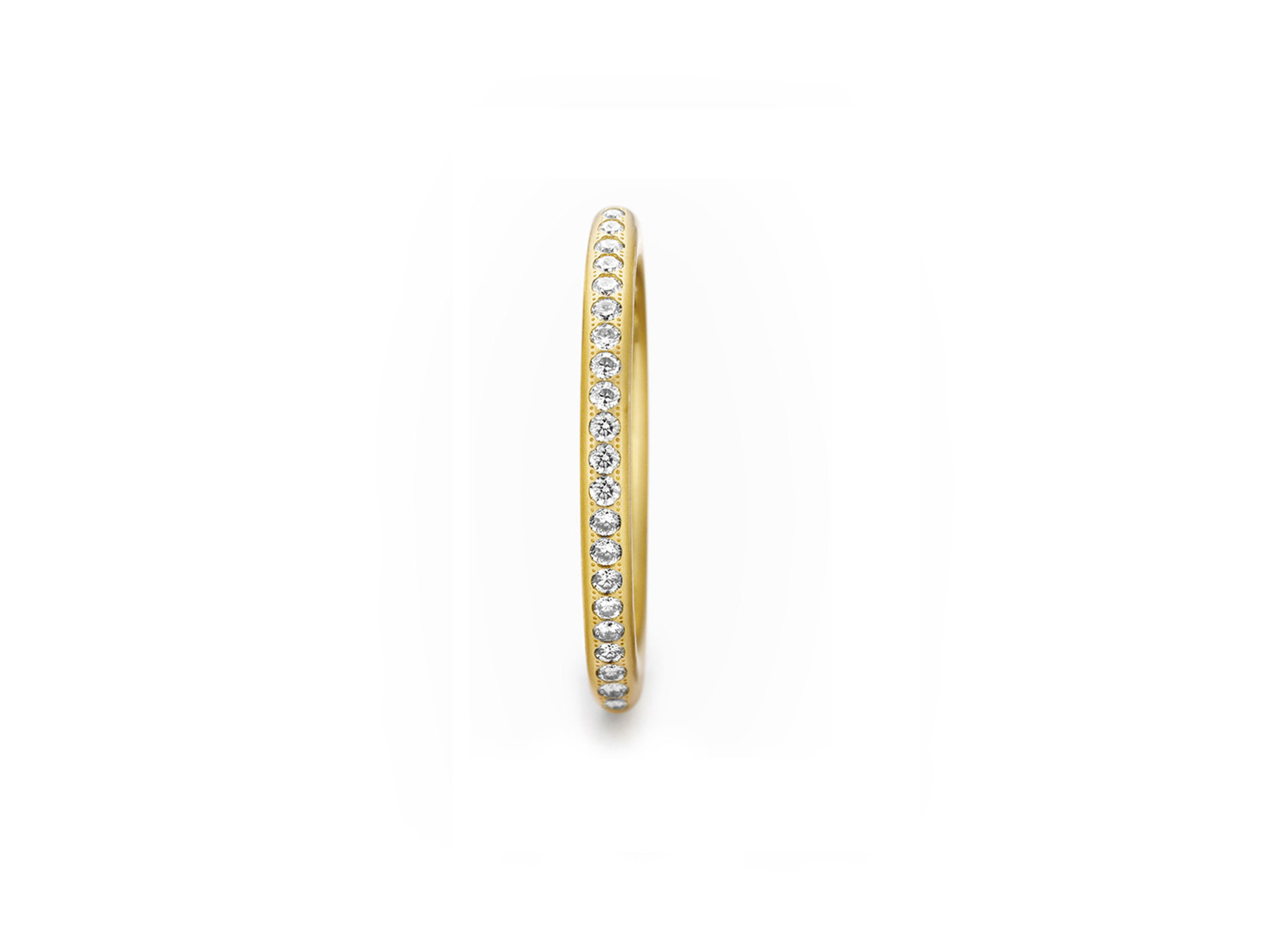 Niessing Ring Satellite fine in Gelbgold passt perfekt zu den Farbringen