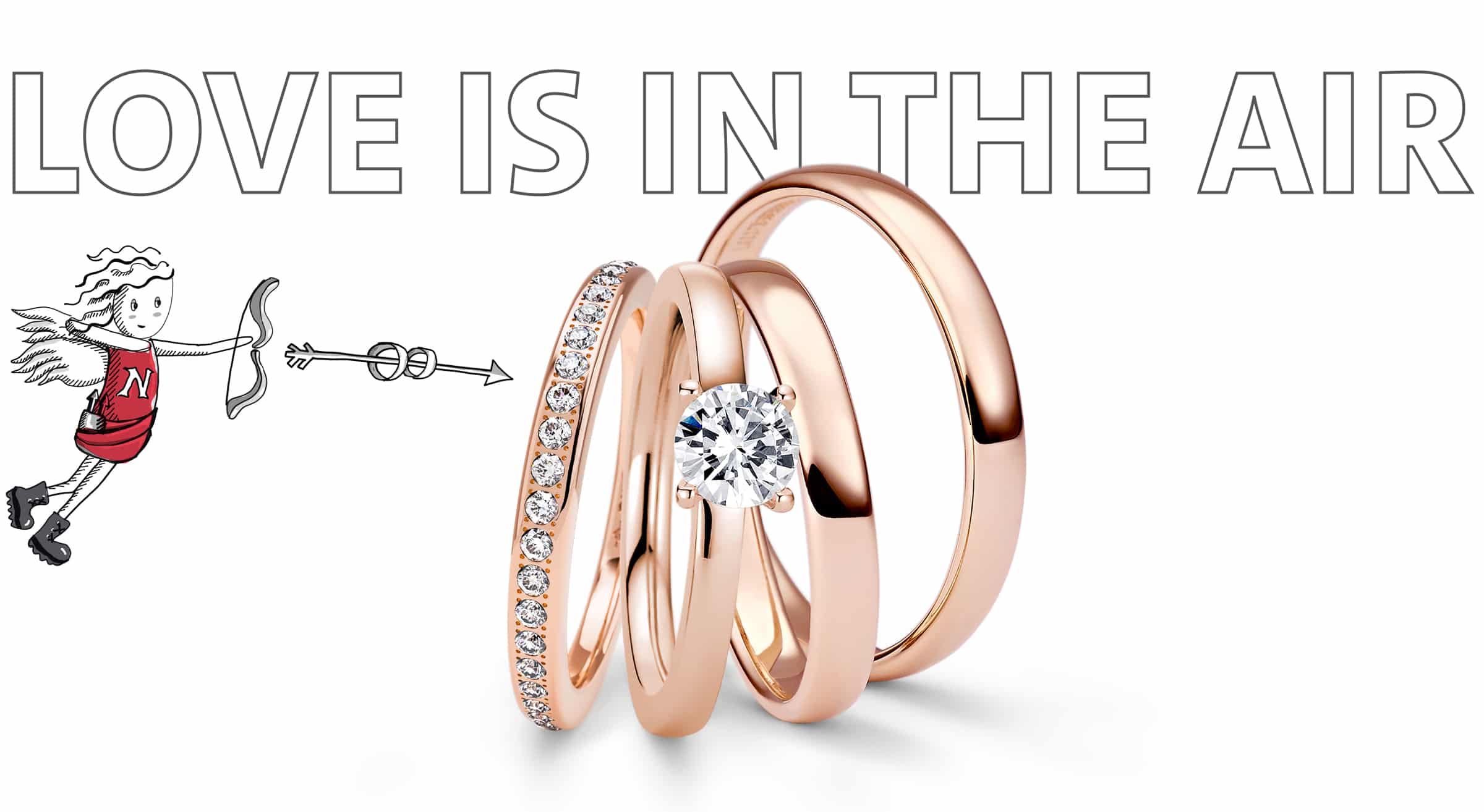 Love is in the air, Niessing Trauringe, Hochzeitswochen 2026