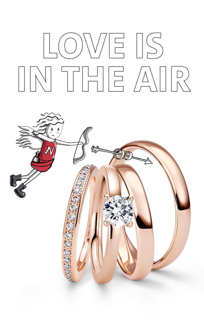 Love is in the air,Niessing Trauringe, Hochzeitswochen 2026