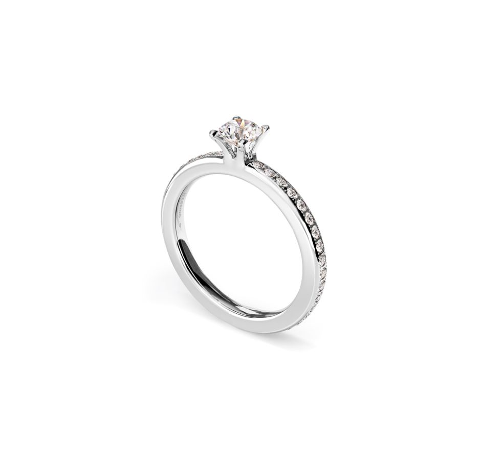 Niessing Verlobungsring Amantis Highlight in Platin